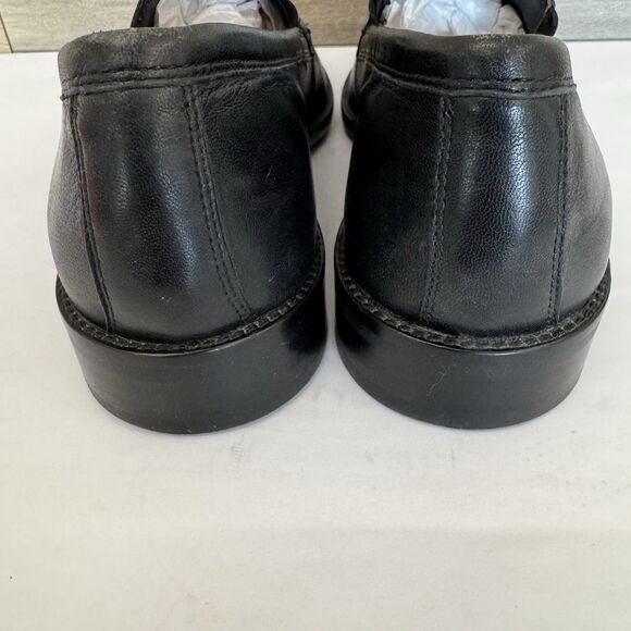 Cole Haan Lenox Hill Venetian Black Leather Loafers Men 7 Slip On Casual Classic - Picture 10 of 15